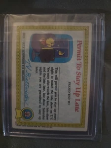 1985 Garbage Pail Kids Series 1 NASTY NICK OS1 #1a Gpk - Picture 1 of 2