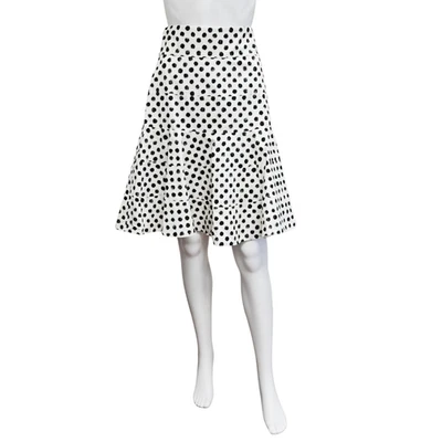 DOLCE & GABANNA | Polka-Dot Mini Skirt Size 42 Approx US 6 - Image 1 of 4