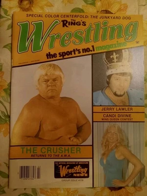 The Ring's Wrestling Magazine MARCH 1984 Crusher, Lawler, Junkyard Dog - Image 1 of 4