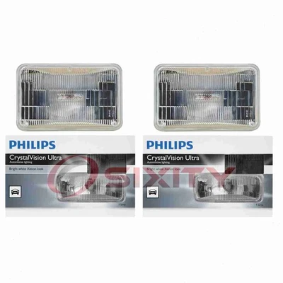 2 bombillas de faros de haz bajo Philips para Volvo 242 244 245 262 264 265 740 gy Foto 1 de 4