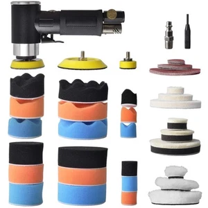 TOOLPEAK 48 Pcs mini random orbital air sander kit, high-speed mini air sande... - Picture 1 of 7