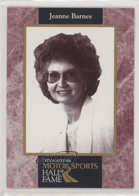 1992 Maxx International Motorsports Hall of Fame Jeanne Barnes #33 - Image 1 of 2