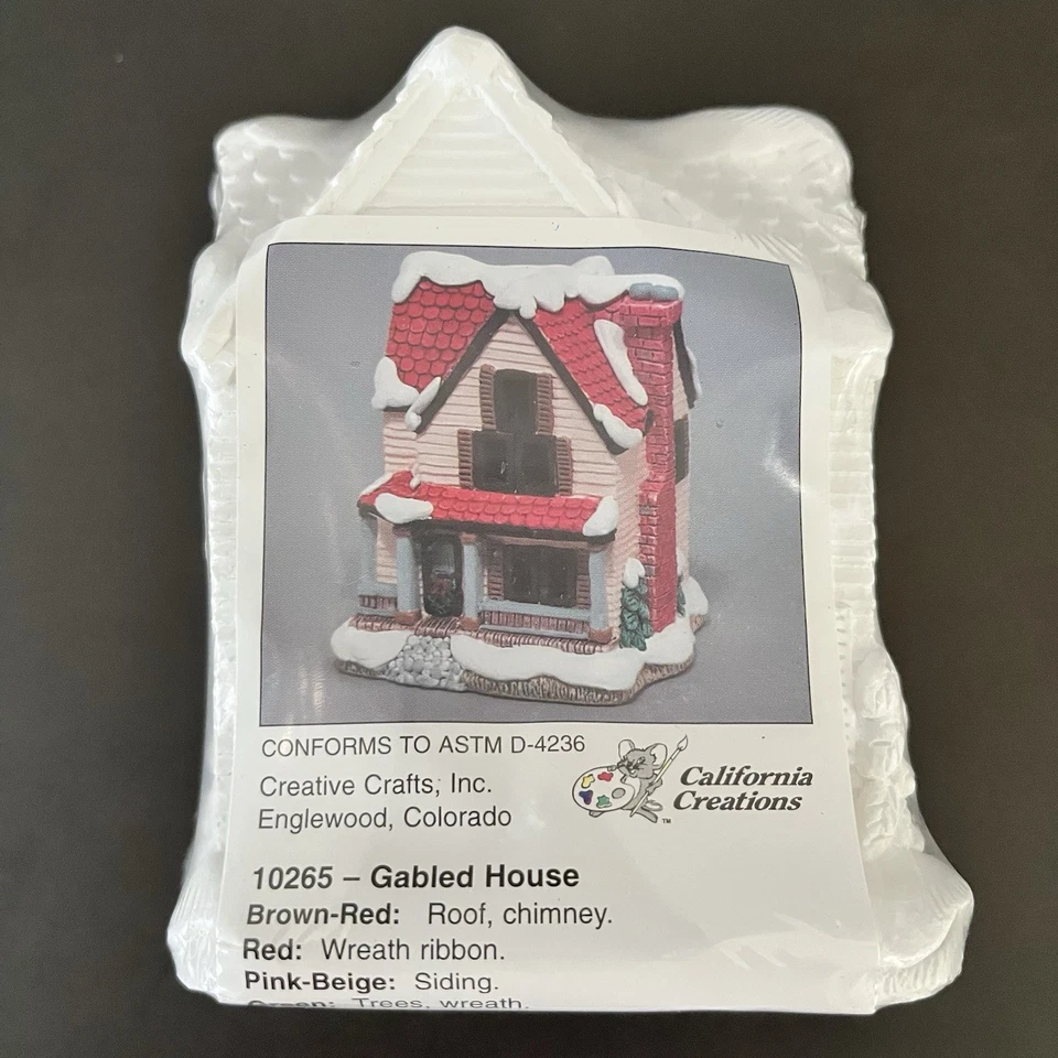 California Creations Gabled House 10265 Ready to Paint