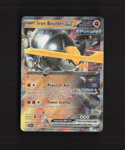 Iron Boulder ex 099/162 Temporal Forces Ultra Rare Holo Pokemon Card NM - Picture 1 of 10