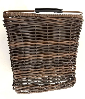 RALEIGH Superbe RR Alforja de Mimbre Bicicleta Bicicleta Cesta Marrón con Mango TP-339W Foto 1 de 4