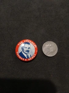 Thomas E. Dewey For President Campaign Button - Bild 1 von 2