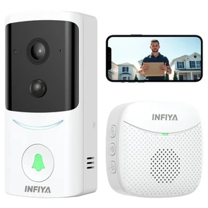 Video Doorbell Wireless-2K Outdoor Front Door with Chime Included for Home , ... - Picture 1 of 8