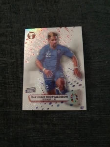 💥ISAK SNAER THORVALDSSON 2024 Topps Pristine Road to UEFA #81 CARD - Picture 1 of 2