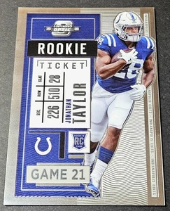 2020 Panini Contenders Optic Rookie Ticket Jonathan Taylor RC #82 Colts - Picture 1 of 2