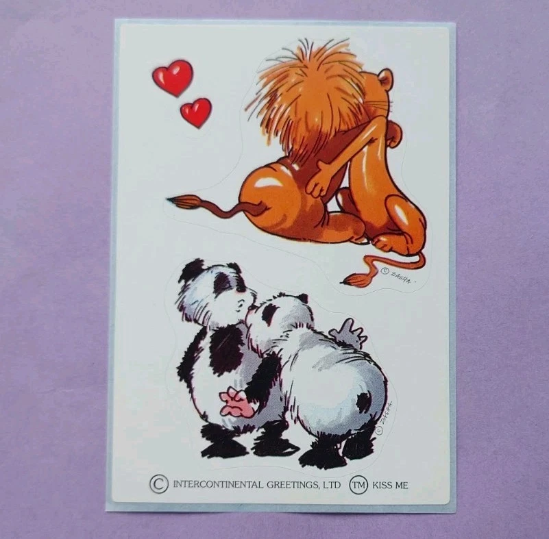 Sticker Vintage 90er Jahre Papier Sticker Herma Tiere für Stickersammlung  - Bild 1 von 1