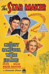 The Star Maker DVD - Bing Crosby dir. Roy Del Ruth Vintage Musical Drama 1939 - Picture 1 of 7
