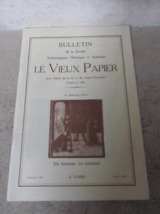 Bulletin le vieux papier n°301. 07/86. du berceau au trotteur par A.Bidon - Picture 1 of 4