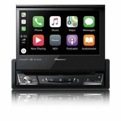 PIONEER AVH-3500NEX 1-DIN APPLE CARPLAY ANDROID AUTO BLUETOOTH DVD USB CD AUX  - Image 1 of 4