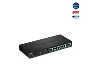 TRENDnet 8-Port Gigabit PoE+ Switch, 120W PoE Power Budget, 16Gbps Switching - Picture 1 of 5