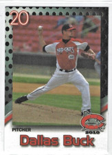 2010 Carolina Mudcats (Double-A Cincinnati Reds) Dallas Buck