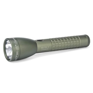 MagLite ML50LX 2-Cell C LED Flashlight, Stealth Matte, Chipboard, Foliage Green