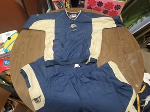 Vintage 90s Y2K Rare Pitt Panthers Navy Tracksuit kids medium - Picture 1 of 9