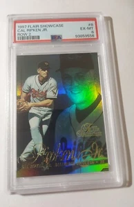 CAL RIPKEN JR. -- 1997 FLEER FLAIR SHOWCASE -- ROW 2 -- #8 -- PSA EX-MT 6 - Picture 1 of 1