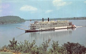 Postkarte OH: Mississippi Queen, Cincinnati, Ohio, verschickt 1979 - Bild 1 von 2