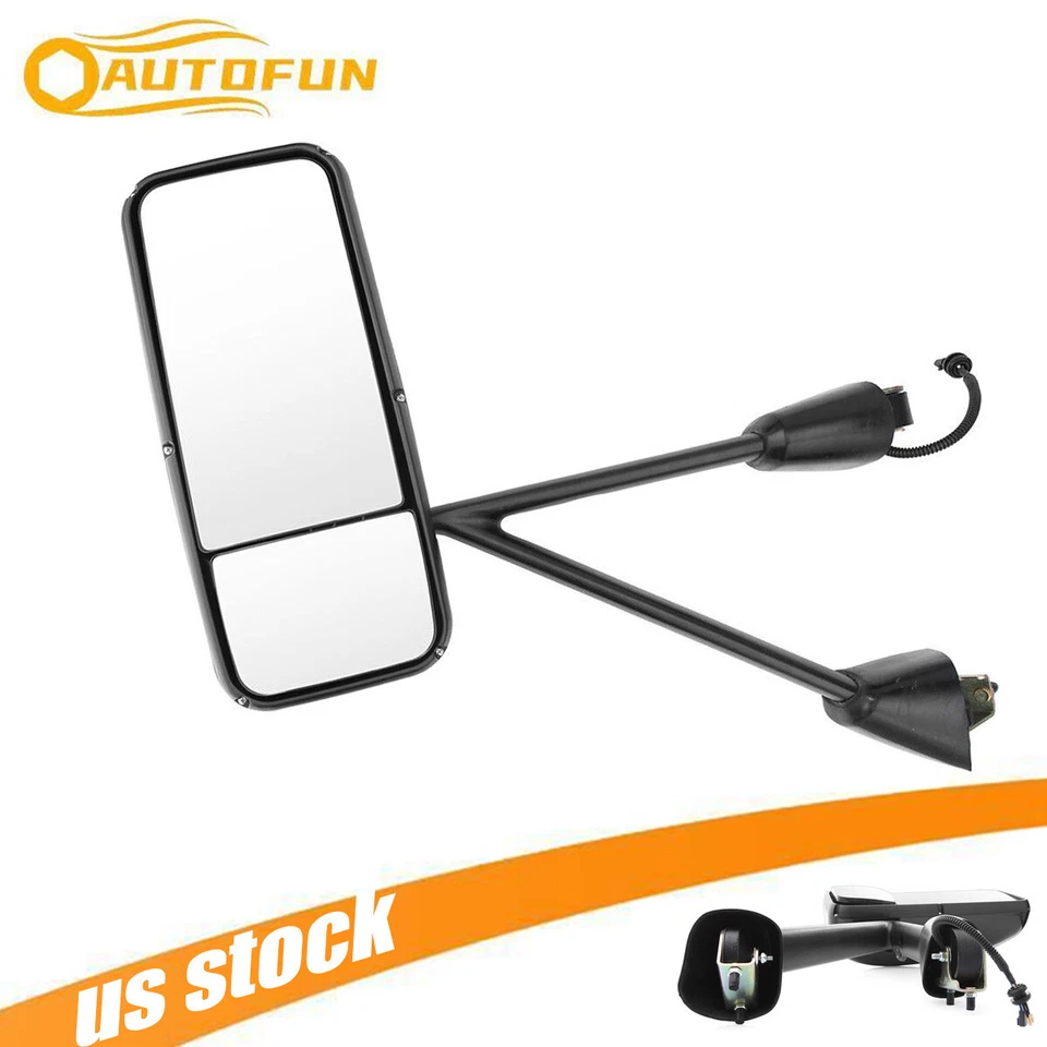 Left Side Black Door Mirror Power Heated w/Arm For Kenworth T600 T660 2008-2016 Foto 1 de 4