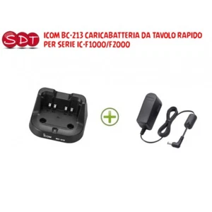 ICOM BC-213 CARICABATTERIA DA TAVOLO RAPIDO SERIE IC-F1000/F2000 IC-F29DR, ecc.. - Zdjęcie 1 z 2