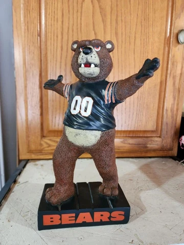Chicago Bears 12" Staley Da Bear Team Mascot Statue - Collectible Fan Decoration Cover