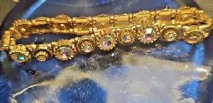 Coventry Kristall goldfarben Armband - 7,25" - Bild 1 von 4