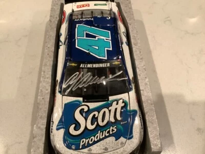 Tarjeta diecast y tarjeta autografiada por AJ ALLMENDINGER 2014 SCOTT WATKINS GLEN WIN ELITE Foto 1 de 4