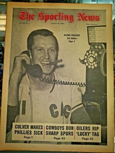 1968 The Sporting News Glenn Beckert Cubs MLB Baseball on cover.  - Picture 1 of 1