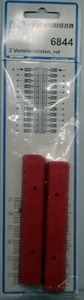 Viessmann 2 x 12 Pole Rail Red with Screws Code 8150-664 - Picture 1 of 1