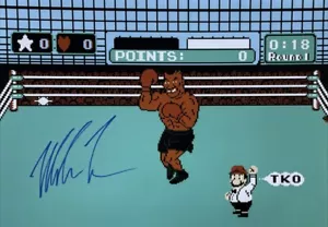 Foto firmada por Mike Tyson RP HOF TKO Punch out 8X10 - Imagen 1 de 1