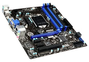 MSI B85M-E45 LGA 1150 Intel 7817-030R Mainboard Office Multimedia Gaming µ ATX - Bild 1 von 4