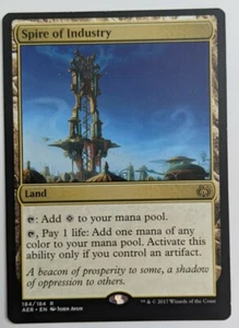 Spire of Industry, Heavily Played, Aether Revolt, Magic The Gathering - Picture 1 of 2