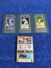 RYNE SANDBERG 2007 TOPPS STERLING 3/10 AUTO GAME USED WITH 3 EXTRA CARDS CUBS