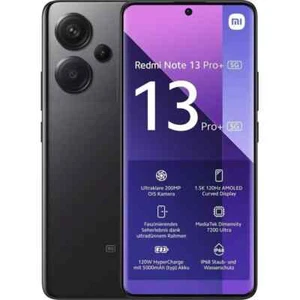 Xiaomi Redmi Note 13 Pro+ Plus 5G Handy 256GB/8GB 6,67" Schwarz/Black Neu&OVP ✅