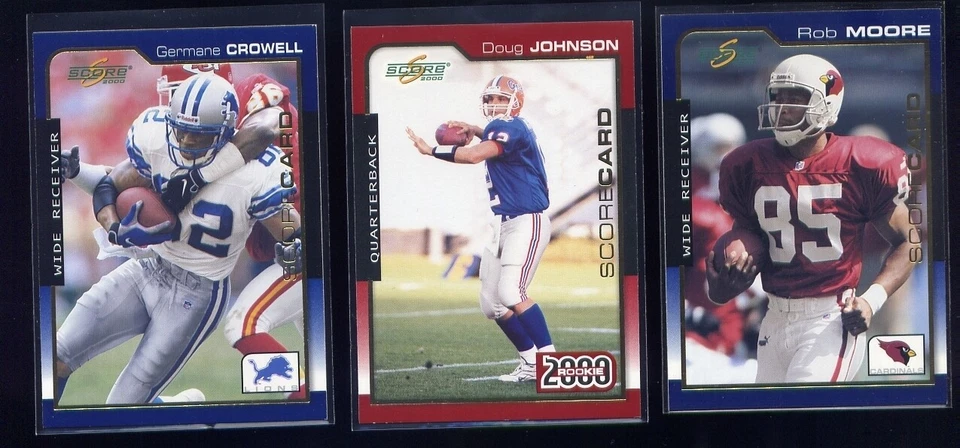 2000 Score Scorecard  Football Card #3 Rob Moore /2000 Arizona Cardinals - Image 1 of 1