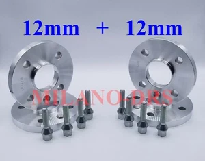 KIT 4 DISTANZIALI RUOTA 12+12mm MINI (R55-R56-R57-R58-R59) + BULLONI - Imagen 1 de 1