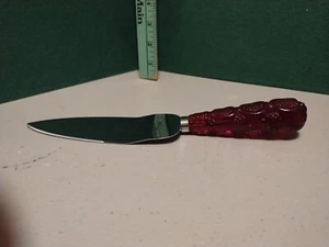 very good condition Avon Cape Cod ruby red cake pie cutter / server - Picture 1 of 2