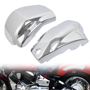 Battery Side Fairing Covers For Yamaha Vstar XVS1100 Classic Custom 99-11 Chrome - Bild 1 von 12