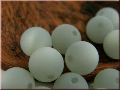  10 Stk. Polarisperlen rund 10mm matt silbergrau A250-H - Bild 1 von 2