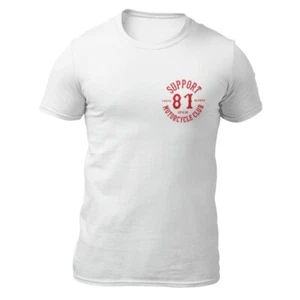 49 Hells Angels Camiseta Blanca Soporte81 Logotipo 5788 - Imagen 1 de 2