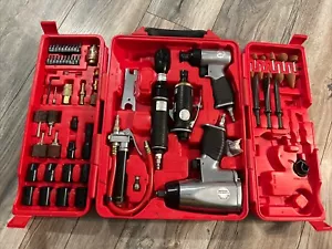 Mastergrip 77 Piece Air Tool Set Nice Missing Couple Parts - Picture 1 of 12