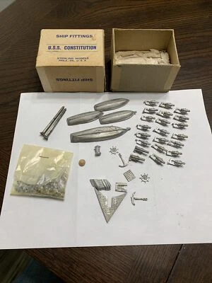 STERLING MODELS Ship Fittings Boat set USS Contitution U.S.S. Old Ironsides - Image 1 of 4
