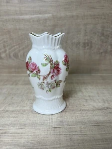 Aynsley The Elizabeth Rose Vase 4.5” EUC - Picture 1 of 5
