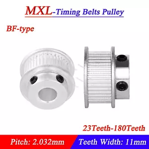 Paso de polea de correa de distribución MXL 23-180T 2,032 mm tipo BF ancho de polea de accionamiento CNC 11 mm - Imagen 1 de 6
