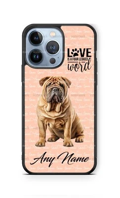 Personalizar Bastón Corso Perro Personalizado Teléfono Estuche Cubierta para iPhone Samsung Regalo Foto 1 de 4
