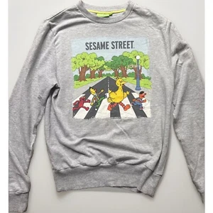 Vintage Sesame Street Sweatshirt Top Grey In Size S Cedarwood State - Picture 1 of 4