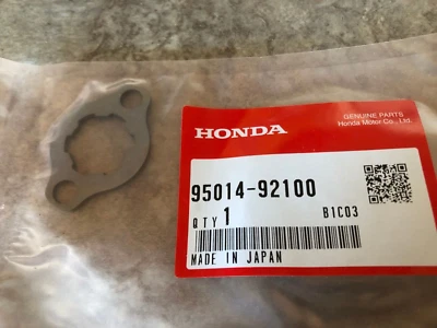 Placa de fixação retentor de roda dentada Honda fabricante de equipamento original 95014-92100 CR250m CR XR XL SL CA CB CL - Imagem 1 de 2