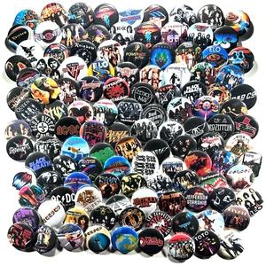 ARENA ROCK 80er Musik 1,5" Pinback Buttons Classic Rock Hard Rock Bands 120 Pins - Bild 1 von 9