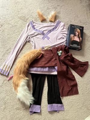 Holo Spice and Wolf Anime Cosplay Costume M Size W/ Wig Tail & Accessories Used - Image 1 of 4